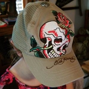 Ed Hardy Skull Baseball Cap Hat